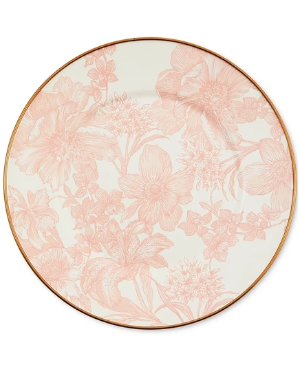 Десертная тарелка Mackenzie-Childs Rosy English Garden, 20 см