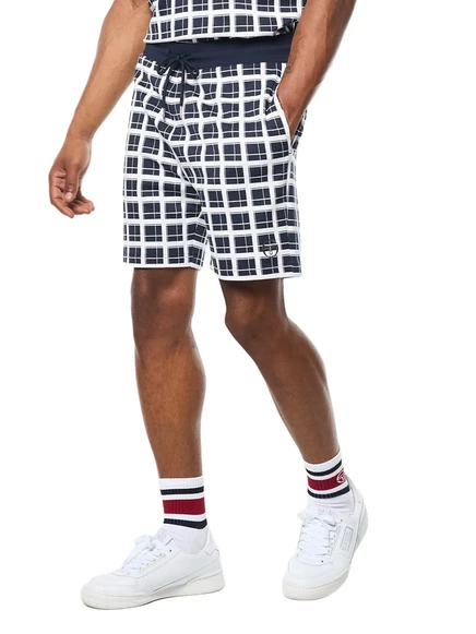 Мужские шорты в клетку Damarindo синего цвета от Sergio Tacchini