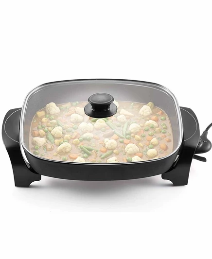 Электросковорода Elite Cuisine Jumbo 7,6 л, черная