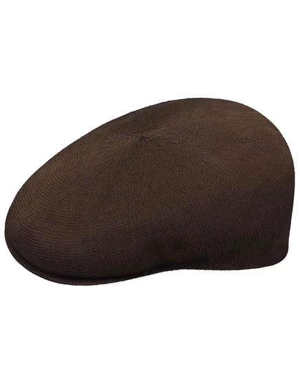 Мужская плоская кепка Kangol Tropic 504, коричневая