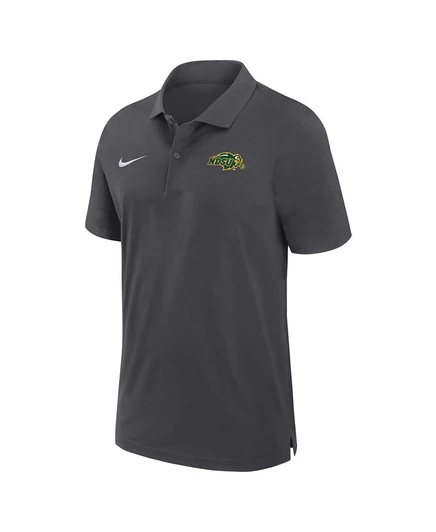Мужское поло Nike Sideline Coaches NDSU Bison, антрацитовое