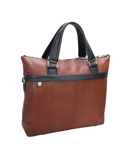 Унисекс портфель McKlein Eastward 15″ кожаный, коричневый