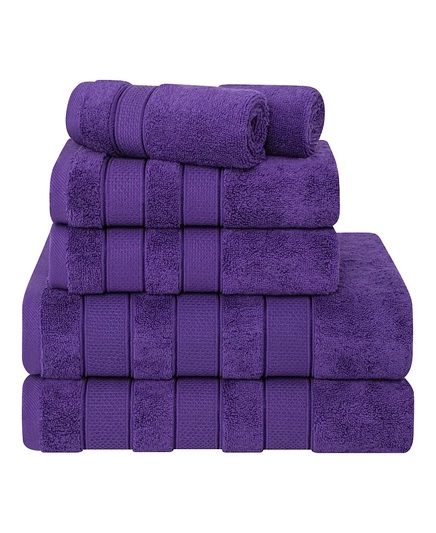 Набор банных полотенец American Soft Linen Salem, фиолетовый