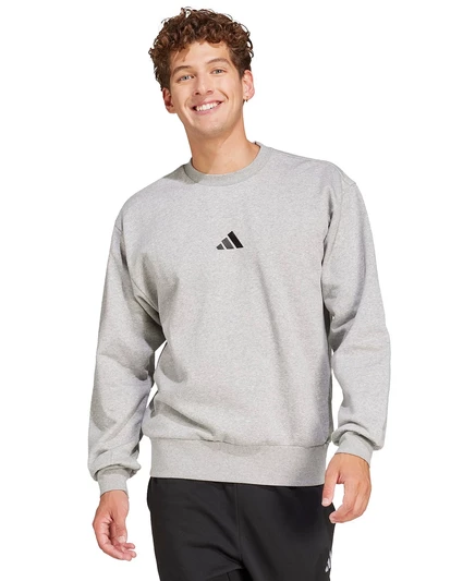 Мужская одежда Essentials Feel Cozy, спортивная толстовка с круглым вырезом горловины medium gray