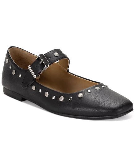 Женские балетки Mary Jane с заклепками Caiaa от Sun Stone, созданные для Macys black sm