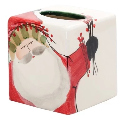 Коробка для салфеток Vietri Old St. Nick multi