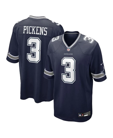 Мужская игровая футболка Nike George Pickens Dallas Cowboys, темно-синяя