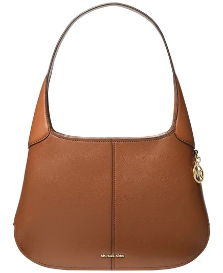 Женская сумка Michael Kors Alice большая кожаная коричневая