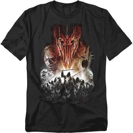 Мужская футболка Lord of the Rings Evil Rising, черная
