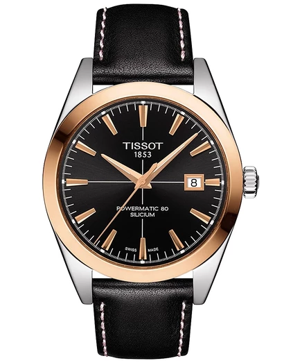 Мужские часы Tissot Gentleman, автоподзавод, черные