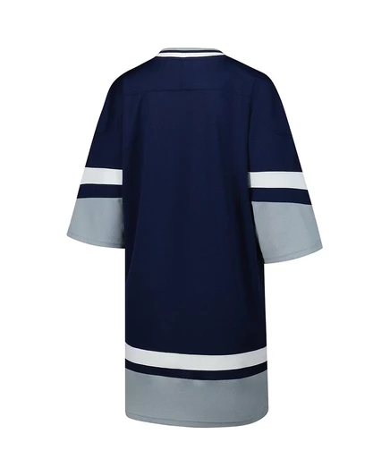 Стартовое женское темно-синее платье-кроссовок Dallas Cowboys Slap Shot с V-образным вырезом и рукавом 3/4 для начинающих navy