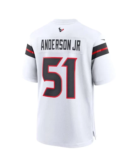 Мужское джерси Fanatics Will Anderson Jr., белое