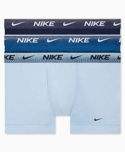 Мужские трусы Nike 3 шт. Dri-FIT из хлопка, синие