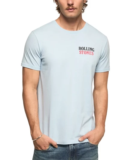 Мужская футболка Lucky Brand Rolling Stone, синяя