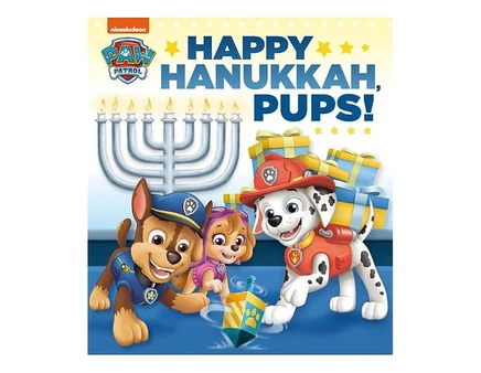 Книга «Счастливой Хануки, щенки!» (PAW Patrol), картонная