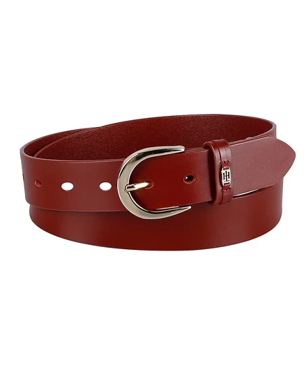 Женский кожаный ремень Tommy Hilfiger, красный