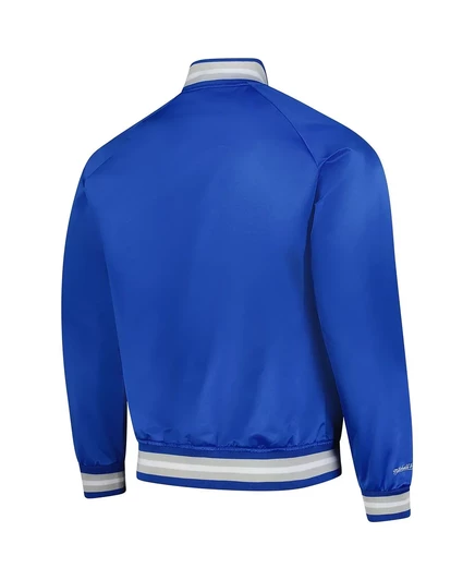 Мужская куртка-реглан Mitchell & Ness Royal Kentucky Wildcats из легкого атласа с застежкой на пуговицы royal