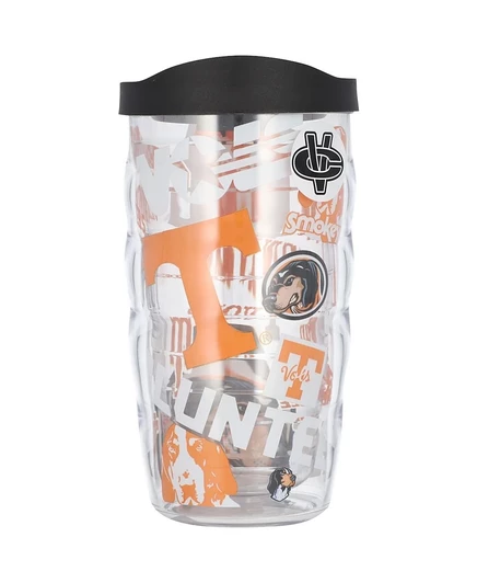 Стакан Tervis Tumbler Tennessee Volunteers, 10 унций. Классический стакан с волнистой поверхностью