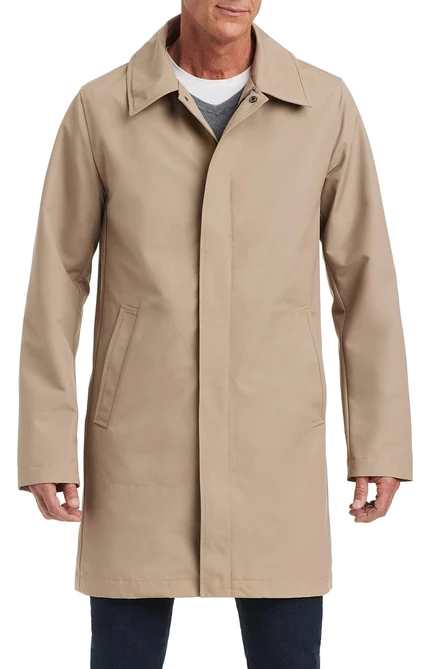 Мужское пальто Vince Camuto Urban Mac водоотталкивающее, бежевое