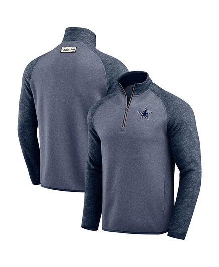 Мужская куртка Fanatics Dallas Cowboys с 1/4-молнией, синяя