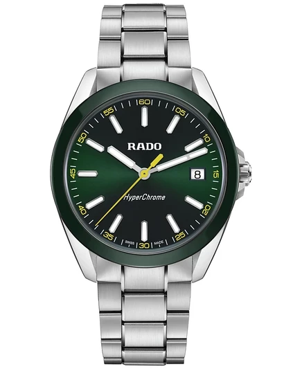 Мужские часы Rado HyperChrome 42 мм, зеленые