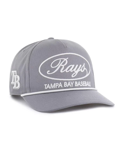 Мужская брендовая серая шляпа Tampa Bay Rays 47-го года выпуска с регулируемой посадкой серого цвета