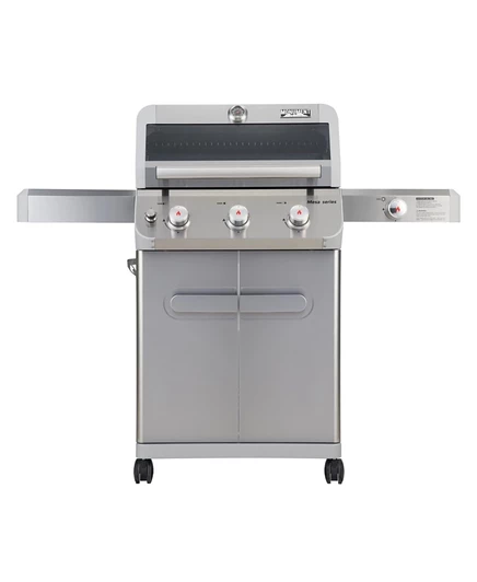 Уличный гриль Monument Grills Mesa 3-конфорочный, серебристый