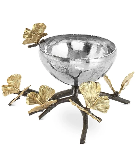 Миска для орехов Michael Aram Butterfly Ginkgo бронза/сталь