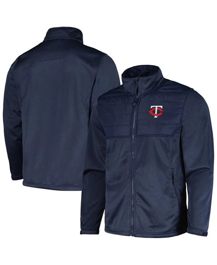Мужские вереска темно-Миннесота Твинс проводника полный zip жакет heather navy
