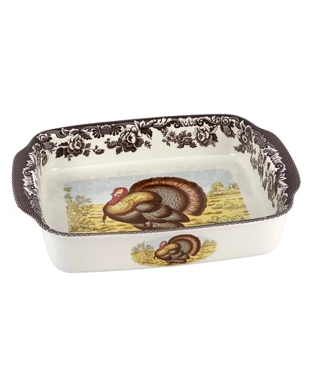 Форма для лазаньи Spode Woodland с ручками, коричневая