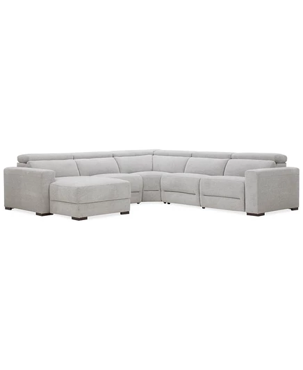 Диван Macy's Nevio, 5 секций, с шезлонгом, минерал
