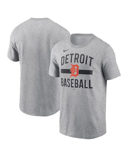 Мужская футболка Nike Detroit Tigers Arched, серо-меланж
