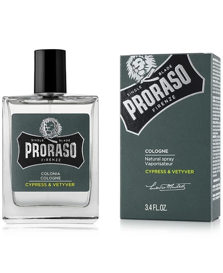 Одеколон Proraso с ароматом кипариса и ветивера, 3,4 унции, без цвета