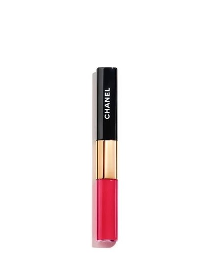 Стойкая помада-блеск Chanel Le Rouge Duo, красная