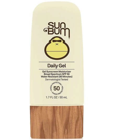 Солнцезащитный увлажняющий крем-гель для лица Sun Bum Daily, SPF 50, 1,7 унции, без цвета