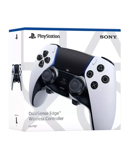 Комплект Sony Playstation 5 Slim Disc с дополнительным контроллером EDGE, гарнитурой Plantronics, комплектом FPS Grip, док-станцией для двойной зарядки и ваучером на наклейку MightySkins white