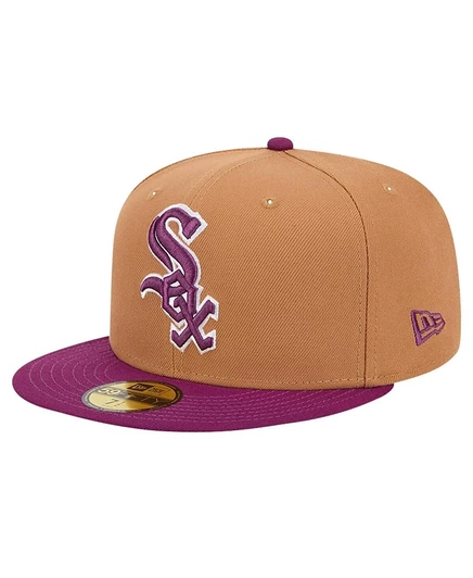Мужская кепка New Era от Chicago White Sox 59FIFTY Fitted Hat brown