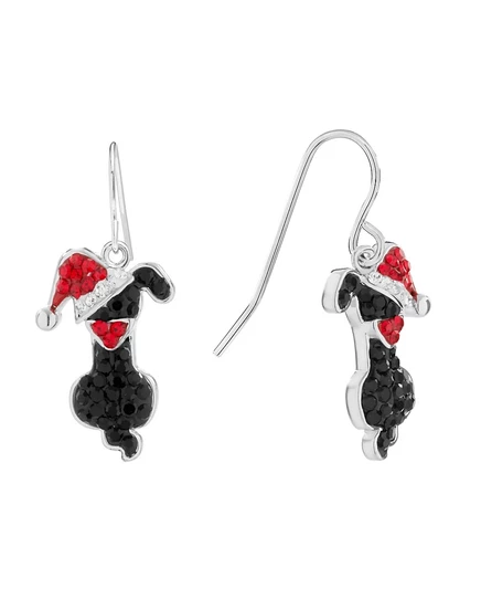 Женские серьги Macy's «Рождество», серебристые