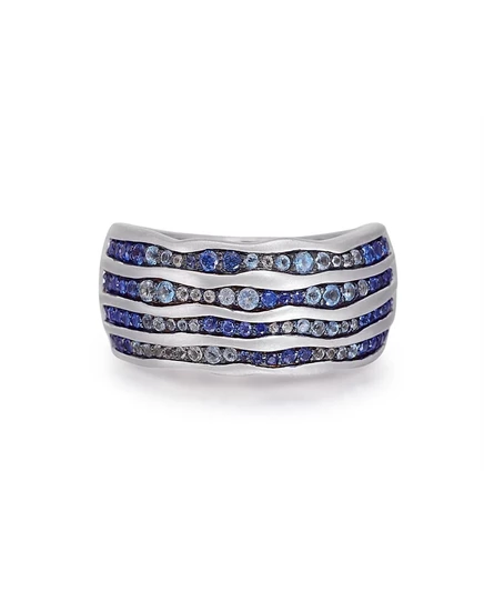 Кольцо LuvMyJewelry Maverick Surfer из серебра 925, белое