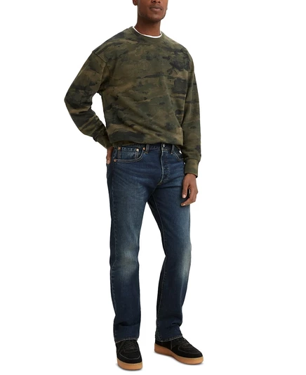 Мужские джинсы Levi's 501, прямые, синие