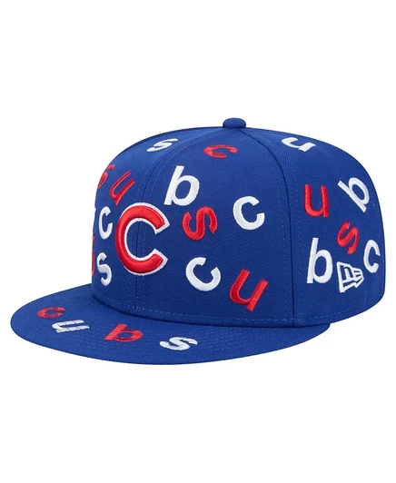 Мужская кепка New Era 59FIFTY Chicago Cubs конфетти, синий