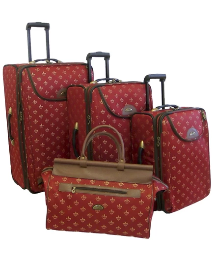 Комплект чемоданов American Flyer Lyon 4 шт., красный