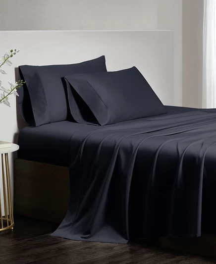Постельное белье Donna Karan египетский хлопок queen, черное
