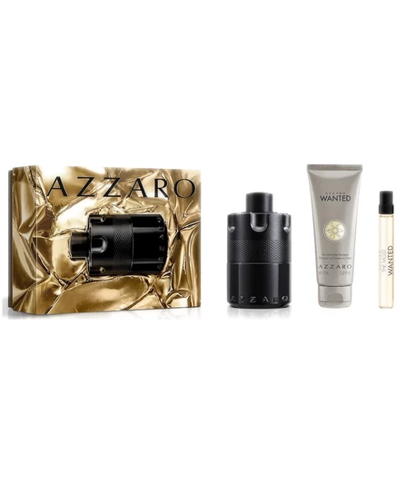 Мужской набор Azzaro The Most Wanted Intense, парфюм и гель