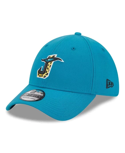 Мужская кепка New Era Teal Jacksonville Jaguars City Originals 39-го размера Flex teal