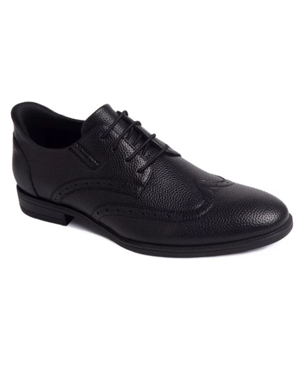 Оксфорды-слипоны Howard Street с технологией Wingtip Dress, обеспечивающие свободу рук, с технологией Wingtip Tip black grainy leather