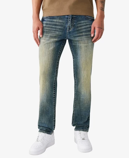 Мужские джинсы True Religion скинни, синие