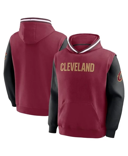 Мужское худи Fanatics Cleveland Cavaliers, винно-черное
