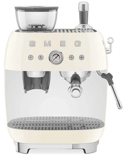 Кофемашина эспрессо Smeg 50s Retro, бежевая