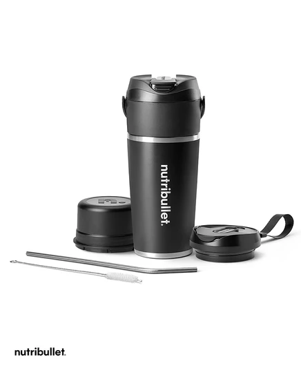 Портативный блендер NutriBullet Flip 591 мл, черный